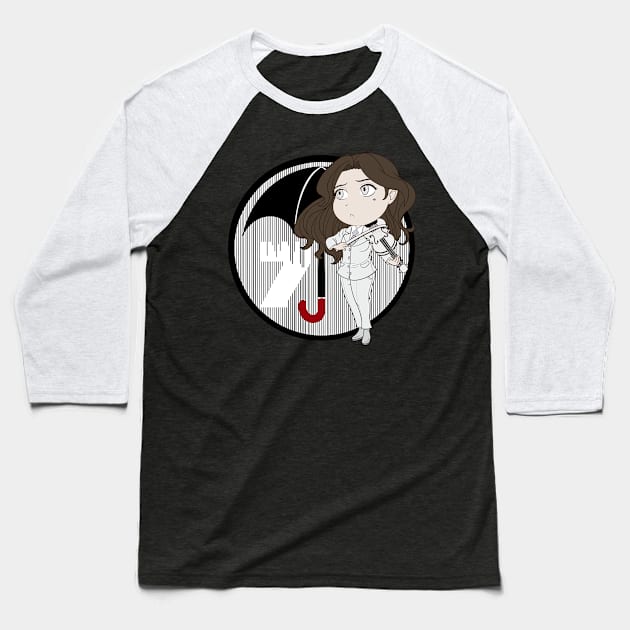 White Violinist Baseball T-Shirt by StitchingDreams980